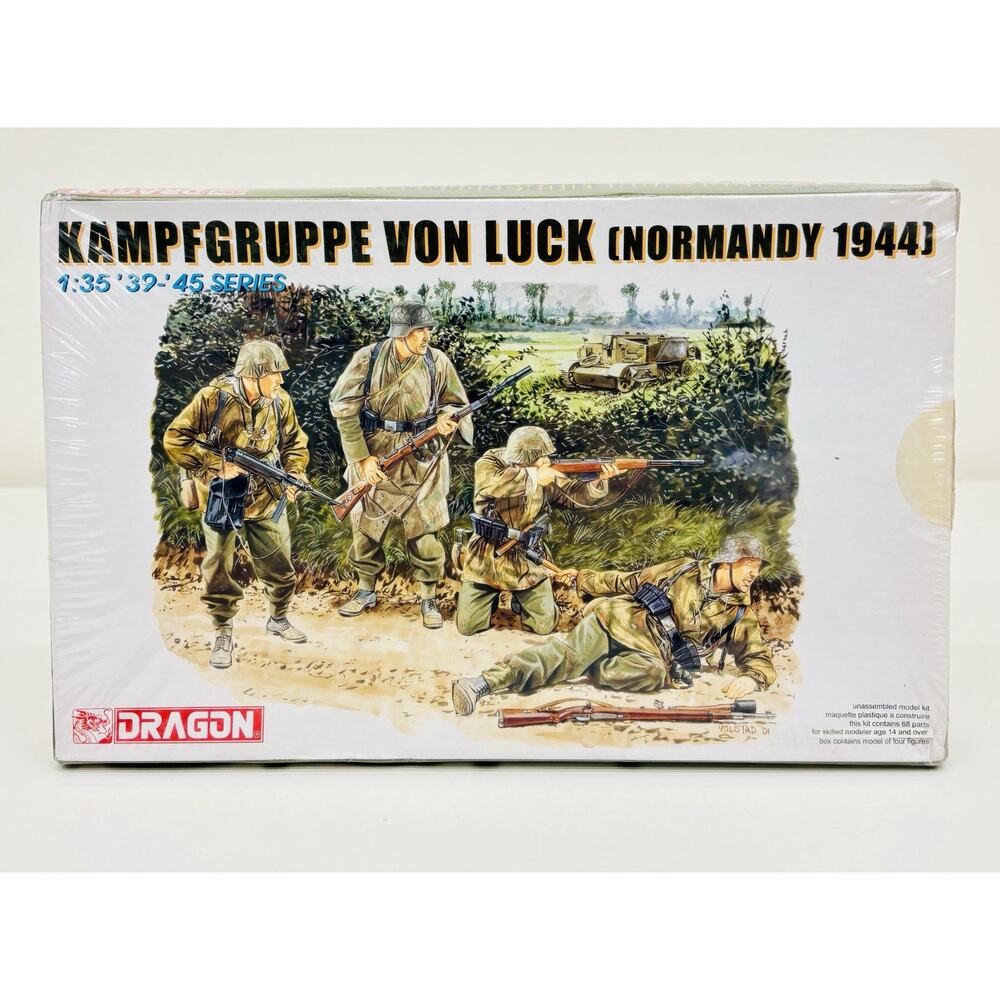 Dragon Kampfgruppe Von Luck Normandy 1944 1:35 Plastic Model Kit 6155 New Sealed